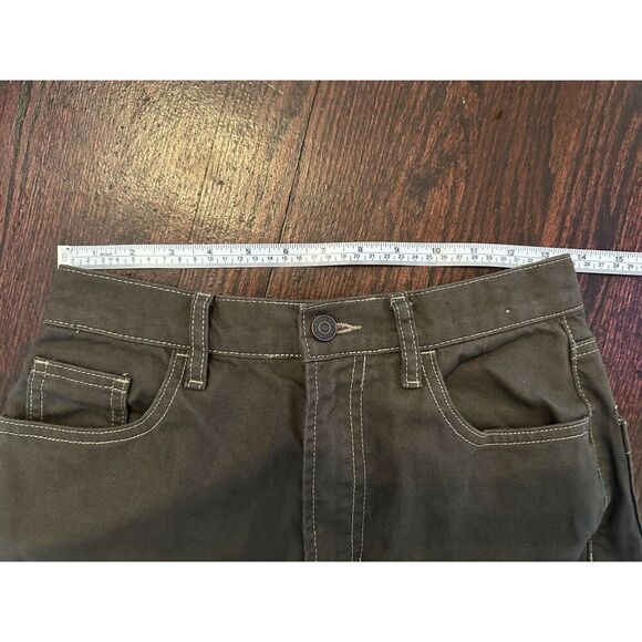 PacSun Green Low Rise Extreme Baggy Cargo Pants Size 26 - Picture 10 of 16